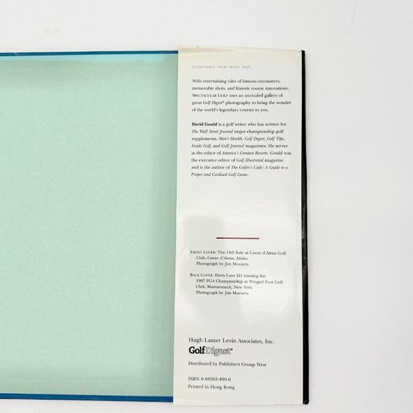 Golf Digest Coffee Table Book Spectacular Golf by David Gould - Picture 4 of 7